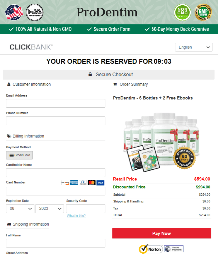 ProDentim prodentim-order-page